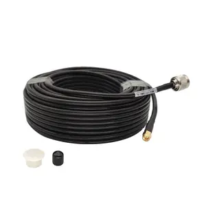 Low Loss 15m Coaxial LMR240 Cable Extension Line RF Feeder Signal Transmission 5.0mm Diameter Communication Cables