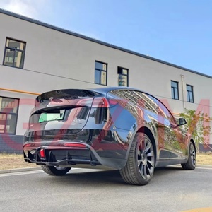 Difusor Trasero LED Automotriz Nuevo para Tesla Model Y, Parachoques de ABS con Recortes para Gancho de Remolque, Piezas de Automóvil - Product Image 4