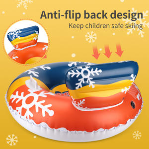 Swimbobo confort prendre prise ferme noël argent adulte et enfants gonflable sport <span class=keywords><strong>ski</strong></span> anneau flotteur neige tube - Product Image 4