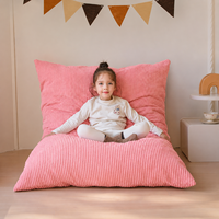 Fauteuil convertible pour enfants en forme de pouf, mousse haute densité, confortable, housse lavable, salon, jeux
