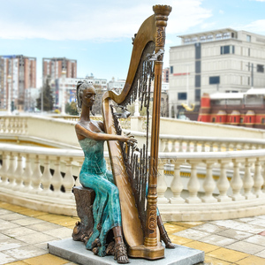 รูปปั้นเทพีแห่งความยุติธรรมสไตล์ยุโรปรูปปั้นทองแดงชิ้นใหญ่ที่โดดเด่นสำหรับสวนงานฝีมือโลหะ - Product Image 3