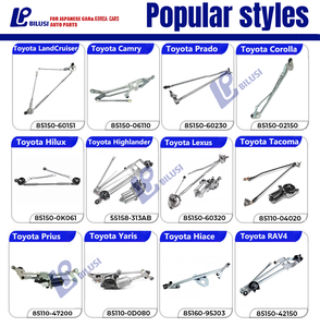 Ensemble de tringlerie d'essuie-glace de systèmes électriques automatiques Bilusi pour <span class=keywords><strong>Toyota</strong></span> Honda Nissan Hyundai KIA Mazada - Product Image 6