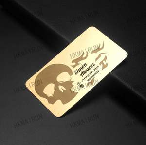 บัตรโลหะเปล่าพิมพ์ซิลค์สกรีนคุณภาพดี - Product Image 1