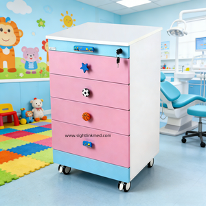 Armoire dentaire pour hôpital <span class=keywords><strong>pédiatrique</strong></span>, armoire de laboratoire dentaire, armoire en acier avec tiroir - Product Image 3