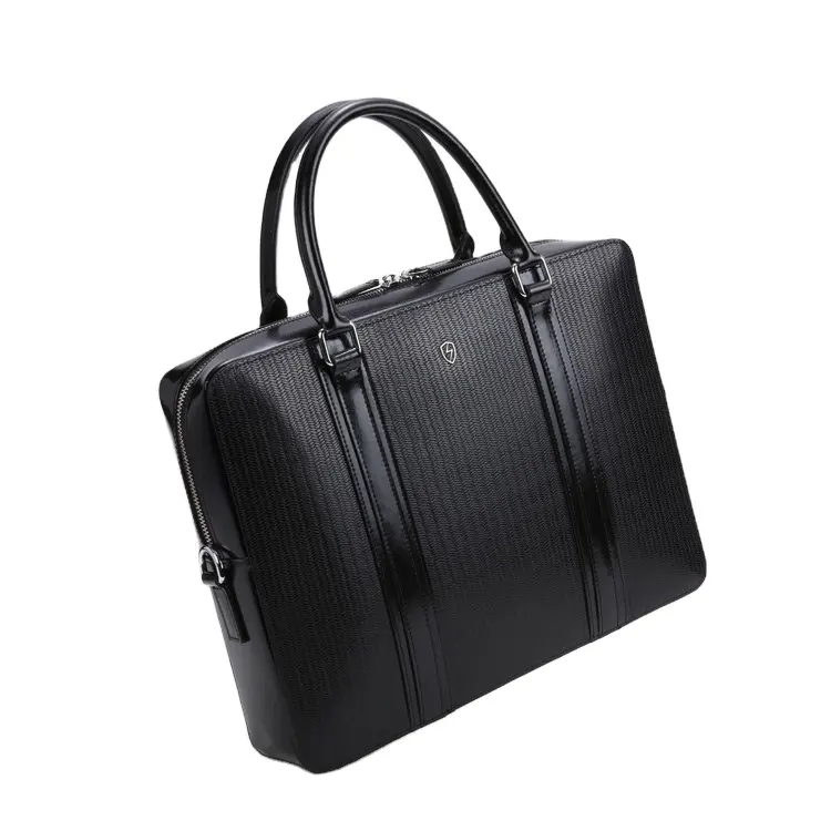 In Stock Large Tote Handbags Mens Leather Hand Shoulder Bag