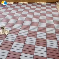 Plancher en bois et plastique composite, carreaux de pont en bois et plastique, carrelage de terrasse, Patio extérieur, jardin, porche, terrasse, carrelage de bricolage écologique