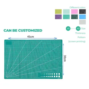 Wholesale Custom Anti Static Cutting Mat Eco Friendly Oval Shape Cutting Mat Color