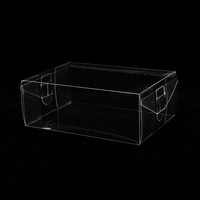 Emballage transparent de boîte-cadeau de faveur claire en plastique d'animal familier de PVC de pleine taille faite sur commande avec la corde