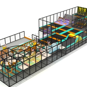 <span class=keywords><strong>Parc</strong></span> de trampolines rectangulaire pour enfants 2026, grande structure intérieure, équipement complet, certifié CE, usage commercial - Product Image 3