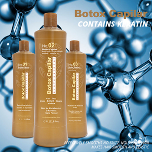 Joynna Cuidado Profesional del Cabello Queratina Brasileña No.1 2 3 Suave Nutritiva Fortalecer Nanoplastia Cuidado del Cabello - Product Image 5