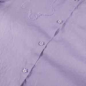 Camicie da <span class=keywords><strong>Donna</strong></span> di Alta Qualità con Maniche Lunghe, Vestibilità Ampia e Patchwork Viola - Product Image 6