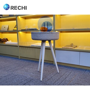 RECHI Smartph Table basse à chargement sans fil Table stéréo en <span class=keywords><strong>bois</strong></span> avec haut-parleur Bluetooth pour le salon et la salle à manger - Product Image 5