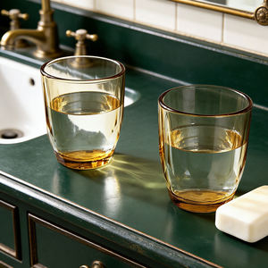 Botella de Agua de Vidrio de Diseño Personalizado - Vaso de Agua de Vidrio Borosilicato Resistente al Calor - Product Image 1