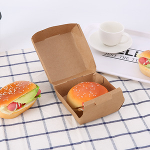 Restaurante desechable para llevar, logotipo personalizado, Grado Alimenticio, pollo frito para llevar, patatas fritas, hamburguesa, hamburguesa, caja de embalaje - Product Image 5