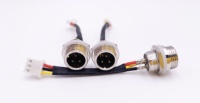OEM hersteller m12 stecker kabelbaum montage hohe temperatur auto elektrische draht auto stecker Kabel