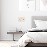 Touchmi 146 13A mécanique UK Standard Double prise avec interrupteur pour usage domestique PC matériel UK Socket