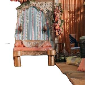 Colchón de madera Shobha Jain Impex para bodas musulmanas, noche de Heena, escenario de Sangeet, hecho en Delhi, India - Product Image 1