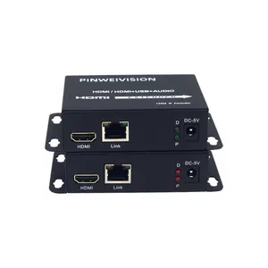 1080P 60Hz Hd Mi Extender Over Cat5e/Cat6/Cat7 Ethernet Kabel Tot 100M 328ft Ondersteuning Audio Hd Mi Extender