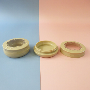 Nuevo Diseño Decorativo con Patrón de Flores, Envase Compacto para Polvo AS/ABS con Ventana Transparente, Contenedor de Maquillaje Cosmético - Product Image 3