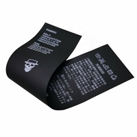 Accessoires vestimentaires, étiquette d'entretien personnalisée avec logo de marque, impression sur satin pour t-shirts, vêtements pour enfants