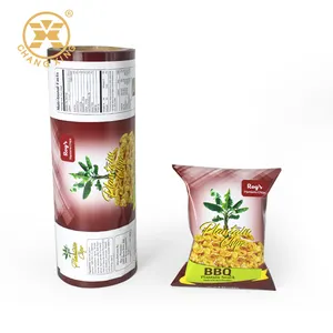 Roll Lamin Film Cookie Slugs Bag Film Metalized BOPP Laminates Film For Different Size Cracker Snack Pizzas Food Roll Stock