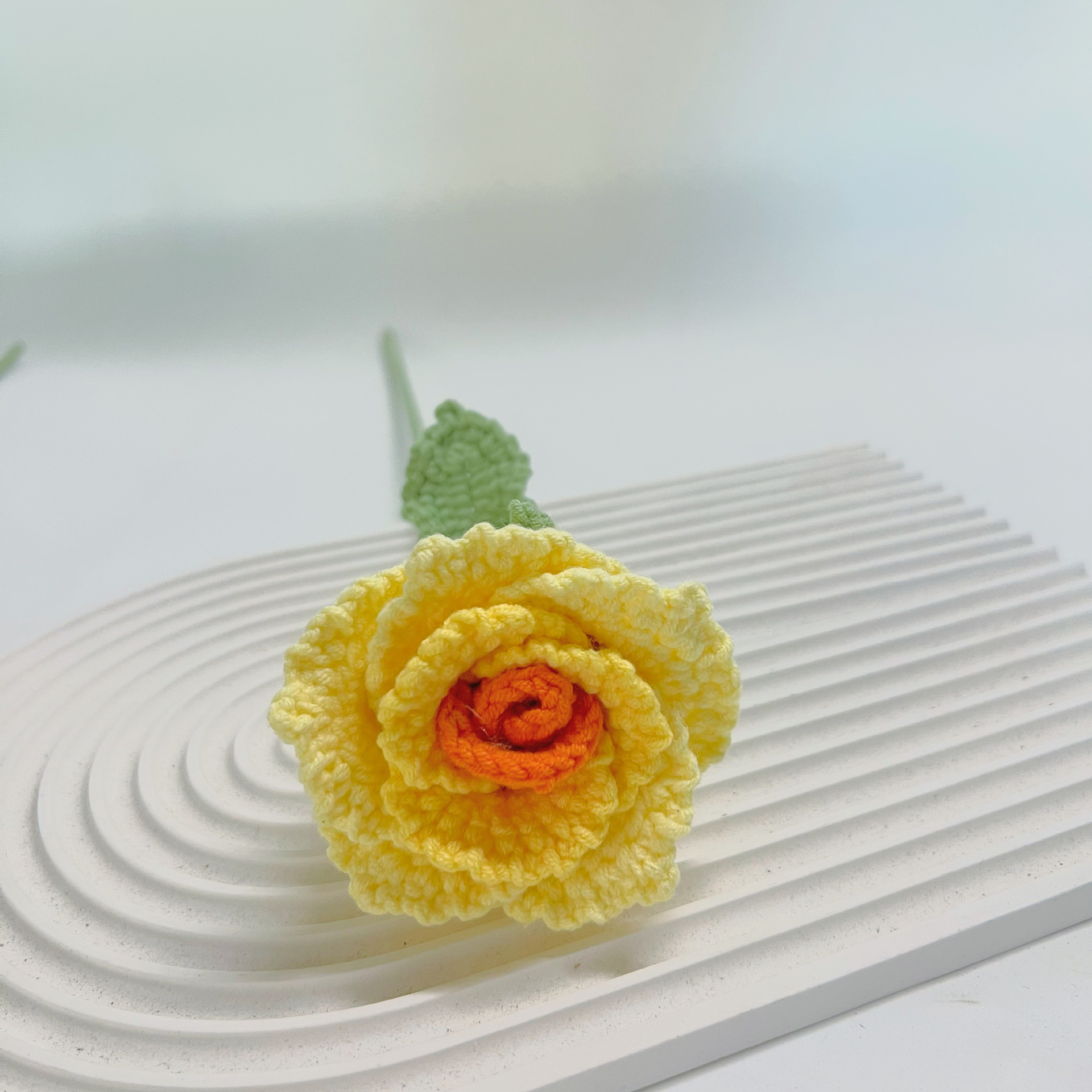 Rosy Rose dégradé jaune