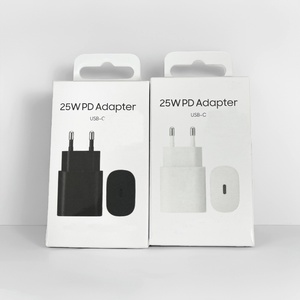 <span class=keywords><strong>Cargador</strong></span> de Teléfono Tipo C, Carga Súper Rápida, Enchufe para Reino Unido, UE y EE. UU., Adaptador de Corriente USB C, <span class=keywords><strong>Cargador</strong></span> PD de 25 W para <span class=keywords><strong>Samsung</strong></span> Galaxy S25 S24 S23 S22 - Product Image 1