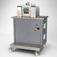 Machine de granulation de plastique de laboratoire, broyeur à deux rouleaux, chauffage électrique, mélangeur de composés PVC PE, installation pilote de granulation, petite production, CE