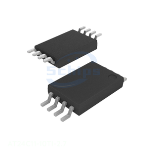 ส่วนประกอบอิเล็กทรอนิกส์ AT24C11-10TI-2.7 8 TSSOP หน่วยความจำของแท้ บริการครบวงจร - Product Image 1