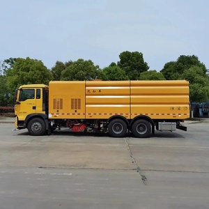 SINOTRUK HOWO - Barredora de Calles Hidráulica con Descarga Especial, Camión Barredor de Polvo por Aspiración 6x4, Precio de Fábrica - Product Image 2