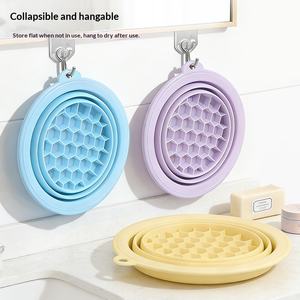 Bassin facial pliable en silicone pour bain de glace, avec plateau à glace intégré, pour la thérapie par immersion froide et le raffermissement de la peau - Product Image 2