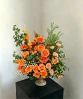 Offre Spéciale – Boules de fleurs artificielles en soie blanches et noires pour centres de table de mariage, arrangements floraux de 50 cm, 60 cm, 70 cm, 80 cm