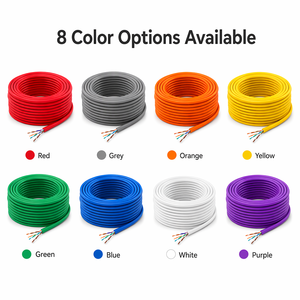 Câble réseau local (<span class=keywords><strong>LAN</strong></span>) HAILE intérieur/extérieur 305M Cat6 Cat5E Cat6A 25AWG 24AWG 1000 Mbps, câble réseau haut débit - Product Image 3