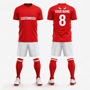 Venta Directa de Fábrica, Camisetas de Fútbol <span class=keywords><strong>Mundial</strong></span> 2026, Calidad Tailandesa, Duraderas, Personalizadas, Conjuntos OEM, Uniforme de Fútbol de Verano - Product Image 1