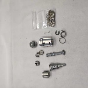 Cylindrical <b>Lock</b> Cylinder Set For Citroen C2 Left Side Zinc Alloy Grey 021 Part <b>Number</b> - Product Image 2