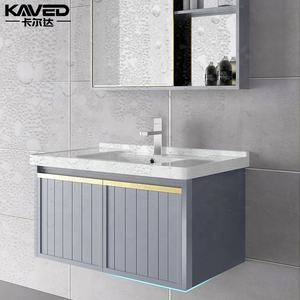 Tocador moderno de lujo con montaje en pared, tocador de <span class=keywords><strong>baño</strong></span> con un solo lavabo - Product Image 4