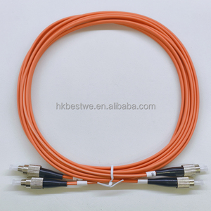 Cable de Fibra Óptica Dúplex Naranja de 3m OM2 2 Hilos LSZH con Conector FC/UPC para FTTH FTTTB FTTTX - Product Image 3