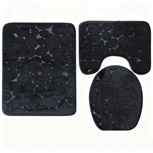 Bộ 3 vỏ nổi Bộ nhớ Bọt tắm Thảm phụ kiện phòng tắm - Product Image 2