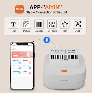 Máy in nhiệt mini bán chạy nhất B23 cho ứng dụng kết nối bluetooth tương thích có thể sạc lại và không có mực trong kho! - Product Image 3