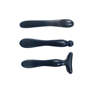 Herramientas de belleza para el cuidado de la piel al por mayor, barra de belleza para masaje de ojos de piedra bian de color negro natural - Product Image 6