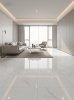 Carreaux de sol et de mur en céramique polie de haute qualité à effet marbre, 750x1500mm, 10mm d'épaisseur, antidérapants, résistants aux acides, grand format, style moderne