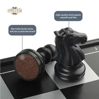Yeni tasarım manyetik katlanabilir kurulu uluslararası satranç standart parçalar satranç oyunu