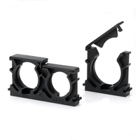Support de montage universel en nylon PA6, pince pour conduit de câble, conduit flexible résistant aux acides/à la corrosion, tube ondulé électrique