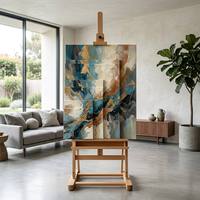 Toiles vierges en gros, panneaux de peinture en coton pré-encollés, multi-tailles pour projets artistiques