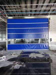 Diverses méthodes d'ouverture Porte à enroulement rapide en PVC industriel Détection <span class=keywords><strong>radar</strong></span> Portes rapides automatiques Pratique Plastique Rapide Puerta Rapida - Product Image 6