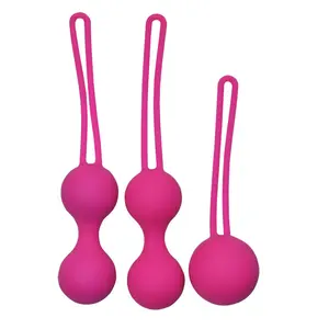 Safe silicone Tighten Vaginal Kegel Ball Vibrator Muscle Trainer Intimate Sex Toys for Women