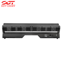 Barre LED mobile d'intérieur Rattlesnake Dotline avec éclairage auxiliaire 500W 12x40W RGBW DMX Auto Sound Master Slave pour parc à thème