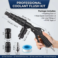 Pistolet de rinçage pneumatique en plastique pour système de refroidissement, pour le nettoyage domestique