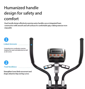 <span class=keywords><strong>Elliptique</strong></span> magnétique silencieux pour usage commercial et domestique – Appareil de fitness cardio pour intérieur - Product Image 3