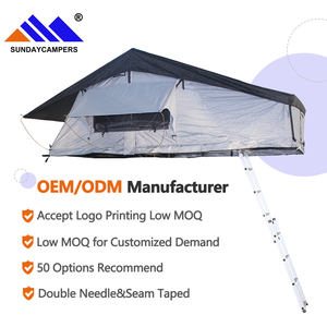 La mejor venta impermeable Esay plegable techo superior tienda coche Camping techo montado tienda para ventas 2017 - Product Image 4